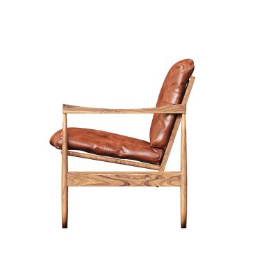 Modern koltuk, gerçekçi 3 boyutlu mobilya tasarımı