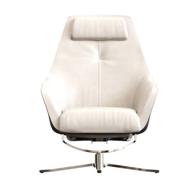 Modern koltuk, gerçekçi 3 boyutlu mobilya tasarımı