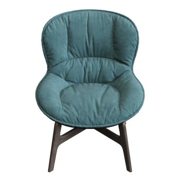 Modern koltuk, gerçekçi 3 boyutlu mobilya tasarımı