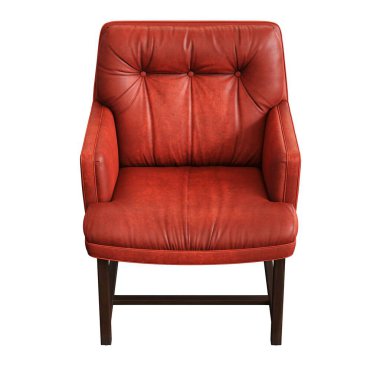 Modern koltuk, gerçekçi 3 boyutlu mobilya tasarımı