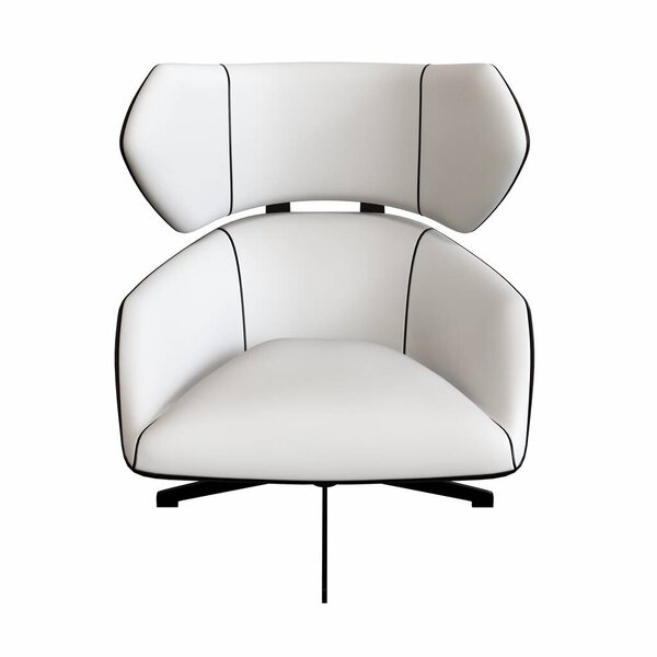 Modern armchair, realistic 3d rendering of furniture