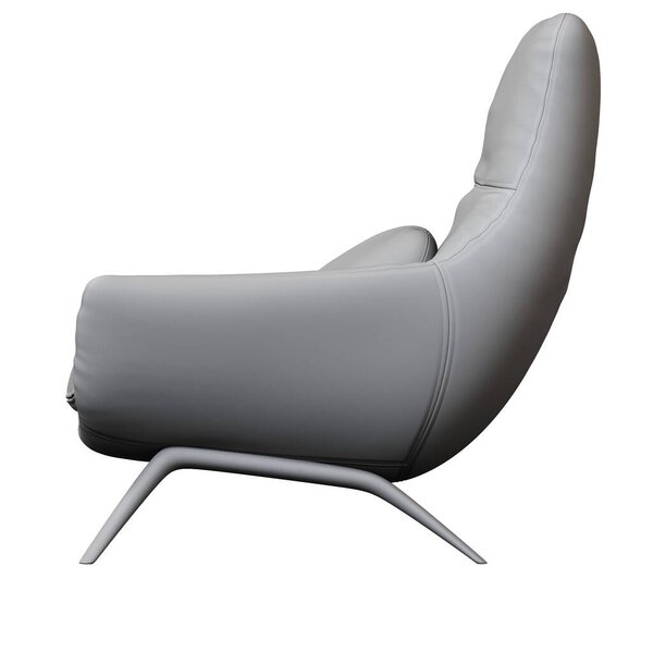 Modern armchair, realistic 3d rendering of furniture