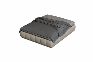 Beyaz arka plan üzerinde izole yatak