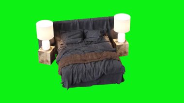 Tahta bir sandık ve beyaz bir arka plan.