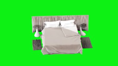 modern yeşil kumaş yastık