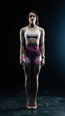 Antrenman yapan kadın sporcu