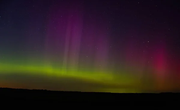 Northern Lights Aurora Borealis East Side — Stock Photo, Image