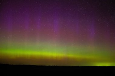 Kuzey ışıklarında Aurora borealis, Litvanya