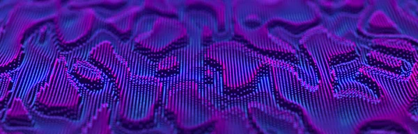 Teilchenstrom Lila Hintergrund Mit Vielen Glühenden Teilchen Hintergrund Der Informationstechnologie — Stockfoto