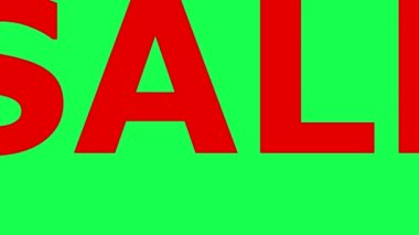 Animasyon Satışı% 80 'e varan kapalı slogan kırmızı renk çevrimiçi e-ticaret işi için, hareket efekti video görüntüleri yeşil ekranda iş tanıtım animasyonu videonuzu tasarlamak için. Yüksek kalite FullHD
