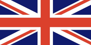 İngiliz ulusal bayrağı. Büyük Britanya 'nın bayrak simgesi