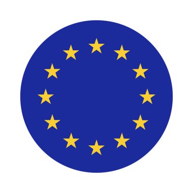 Avrupa Birliği bayrağı, renkler ve doğru orantı. Avrupa Birliği AB resmi bayrağı. Yüksek kalite fotoğraf