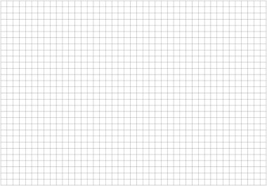 Beyaz arkaplanda şebeke siyah dokusu. Geniş kare siyah şebeke kağıdı. Matematik şablonu. Defter kağıtları boş. Okul ve eğitim arkaplanı. Dizüstü bilgisayar üretimi için tipografi şablonu. Vektör illüstrasyonu