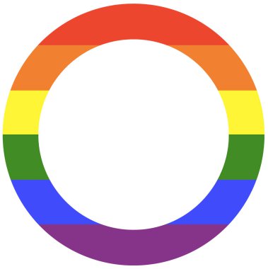 LGBT, gay gurur çerçeveleri, ilerleme logosu sembolleri, gökkuşağı bayrağı. Rozet, düğme. Yüksek kaliteli illüstrasyon