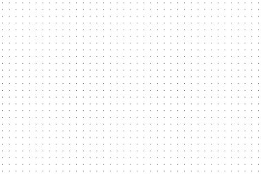 Defterler için noktalı kare grafik şablonu. Noktalı basit bir arka plan. Mermi günlük dokusunun şekli. Yazdırılabilir grafik sayfası tasarımı. Vektör illüstrasyonu