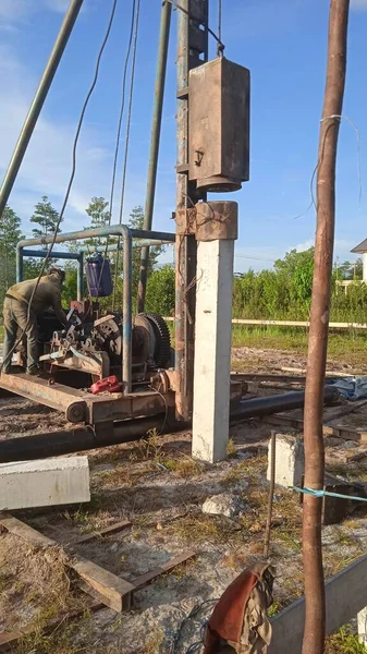 İnşaat için hidrolik yığın temel makinesi