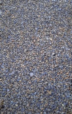 Yakın mesafeden ezilmiş kaya. Parçalanmış taş yol inşaatı materyal çakıl dokusu