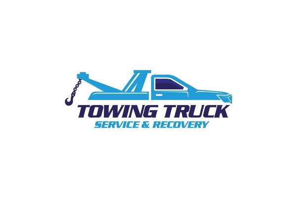 stock vector Illustration vector graphic of towing truck service logo design suitable for the automotive company