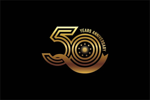 Ensemble Logo 50E Anniversaire — Image vectorielle