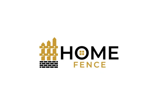 Stock vector Illustration graphic vector of home fence solutions logo design template