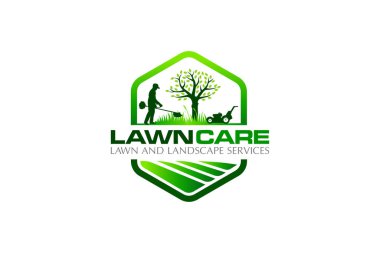 Illustration graphic vector of lawn care, landscape services, grass concept logo design template