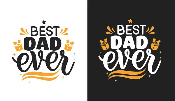 stock vector I love my Dad typography t-shirt design. Happy father's day inspirational quotes for t-shirts, social media content, wall art, greeting card design, and print templates.