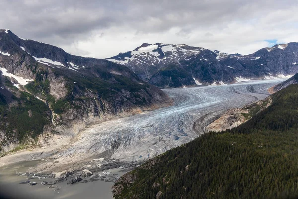 Glaciar Norris Que Cubre Área Aproximadamente 998 Millas Cuadradas Termina —  Fotos de Stock