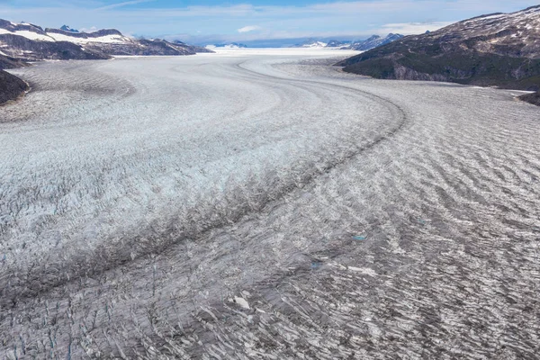 Der Taku Gletscher Ein Gezeitenwassergletscher Taku Inlet Ist Eingebettet Die — Stockfoto