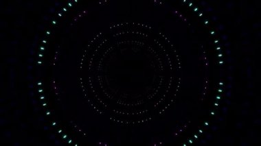 Titreşimli Neon Tüneli Işıkları