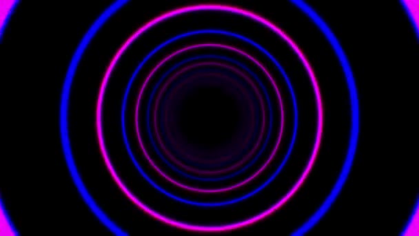 スピーディ パルス サークル ラインの背景ループ — ストック動画