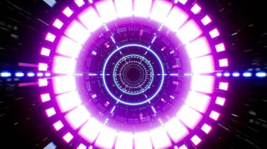 3 boyutlu soyut teknoloji arkaplanı