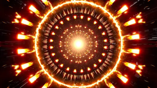 Bilim Kurgu Tünelinde Patlayan Ateş Enerjisi