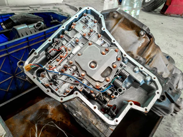 Pressure Control Solenoid Valve Control Unit Automatic Transmission Overhauled Car Jogdíjmentes Stock Képek