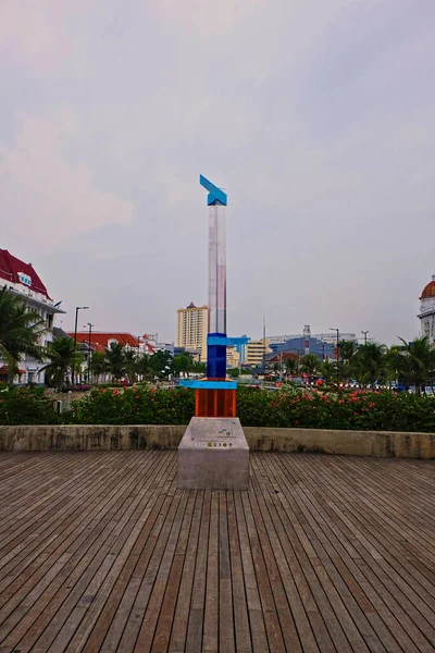 Mayo 2023 Ciudad Yakarta Indonesia Monumento Gráfico Información Monumento Que — Foto de Stock