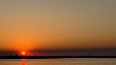 Sonnenuntergang Abendstimmung Bodensee Gölü Constance
