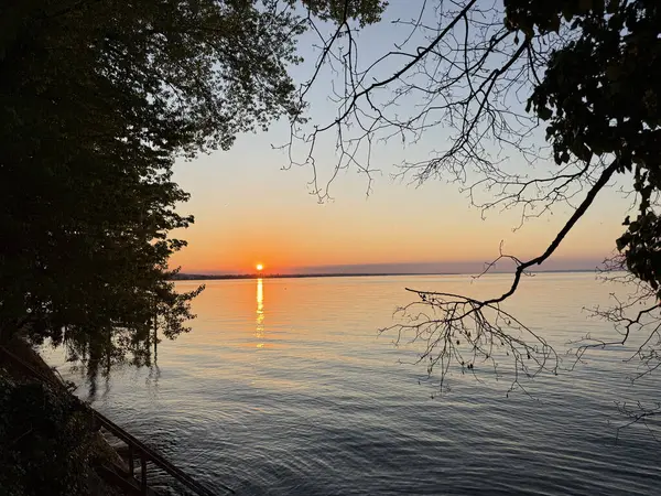 Sonnenuntergang Abendstimmung Bodensee Gölü Constance