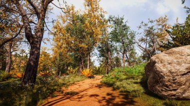 Sürdürülebilir kalkınma hedefleri, biyolojik çeşitlilik, büyüyen bir ekonomi ve ekoloji için grafiksel kaynaklar. 3 Boyutlu Hazırlama