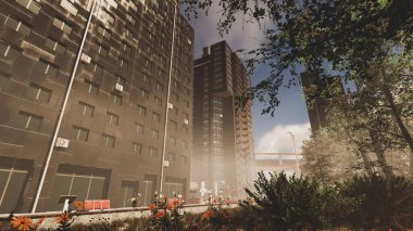 Sürdürülebilir kalkınma hedefleri, biyolojik çeşitlilik, büyüyen bir ekonomi ve ekoloji için grafiksel kaynaklar. 3 Boyutlu Hazırlama