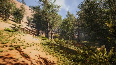 Sürdürülebilir kalkınma hedefleri, biyolojik çeşitlilik, büyüyen bir ekonomi ve ekoloji için grafiksel kaynaklar. 3 Boyutlu Hazırlama