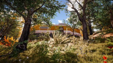 Sürdürülebilir kalkınma hedefleri, biyolojik çeşitlilik, büyüyen bir ekonomi ve ekoloji için grafiksel kaynaklar. 3 Boyutlu Hazırlama