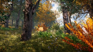 Sürdürülebilir kalkınma hedefleri, biyolojik çeşitlilik, büyüyen bir ekonomi ve ekoloji için grafiksel kaynaklar. 3 Boyutlu Hazırlama