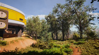 Sürdürülebilir kalkınma hedefleri, biyolojik çeşitlilik, büyüyen bir ekonomi ve ekoloji için grafiksel kaynaklar. 3 Boyutlu Hazırlama