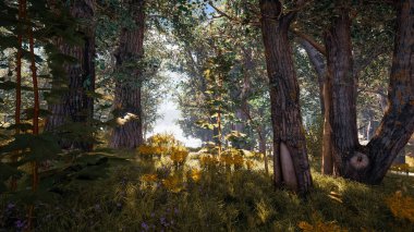 Sürdürülebilir kalkınma hedefleri, biyolojik çeşitlilik, büyüyen bir ekonomi ve ekoloji için grafiksel kaynaklar. 3 Boyutlu Hazırlama