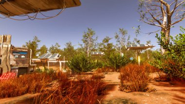 Sürdürülebilir kalkınma hedefleri, biyolojik çeşitlilik, büyüyen bir ekonomi ve ekoloji için grafiksel kaynaklar. 3 Boyutlu Hazırlama