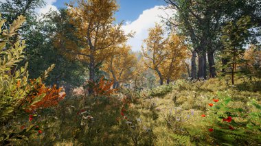 Sürdürülebilir kalkınma hedefleri, biyolojik çeşitlilik, büyüyen bir ekonomi ve ekoloji için grafiksel kaynaklar. 3 Boyutlu Hazırlama