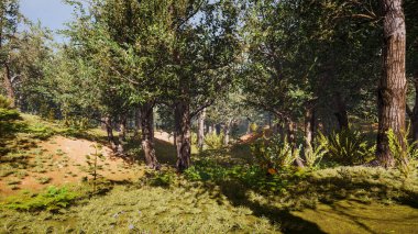 Sürdürülebilir kalkınma hedefleri, biyolojik çeşitlilik, büyüyen bir ekonomi ve ekoloji için grafiksel kaynaklar. 3 Boyutlu Hazırlama