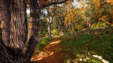 Sürdürülebilir kalkınma hedefleri, biyolojik çeşitlilik, büyüyen bir ekonomi ve ekoloji için grafiksel kaynaklar. 3 Boyutlu Hazırlama