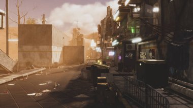 Ekoloji ve sürdürülebilir kalkınma için 3D Render Arka planı, biyolojik çeşitliliği ve büyüyen ekonomiyi korumak için çevre kavramı