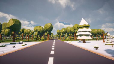 Sürdürülebilir kalkınma hedefleri, biyolojik çeşitlilik, büyüyen bir ekonomi ve ekoloji için grafiksel kaynaklar. 3B oluşturma ve düşük polyester