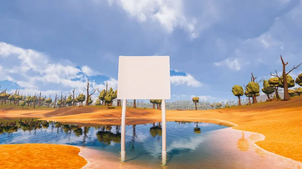 Sürdürülebilir kalkınma hedefleri, biyolojik çeşitlilik, büyüyen bir ekonomi ve ekoloji için grafiksel kaynaklar çokgen stili. 3 Boyutlu Hazırlama